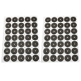 thumbnail image 1 of 2 hojas de marcadores profesionales de mesa de billar Snooker Dots reemplazables Billiard Spot Pegatinas, 1 of 7