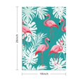 thumbnail image 3 of 6 Pcs Funny Kitchen Towels,Flamingo and Palm Leaves Tropical Hawaii Microfiber Dish Towels,Kitchen Tea Towels,Kitchen Towel Set (18" X 26"), 3 of 3