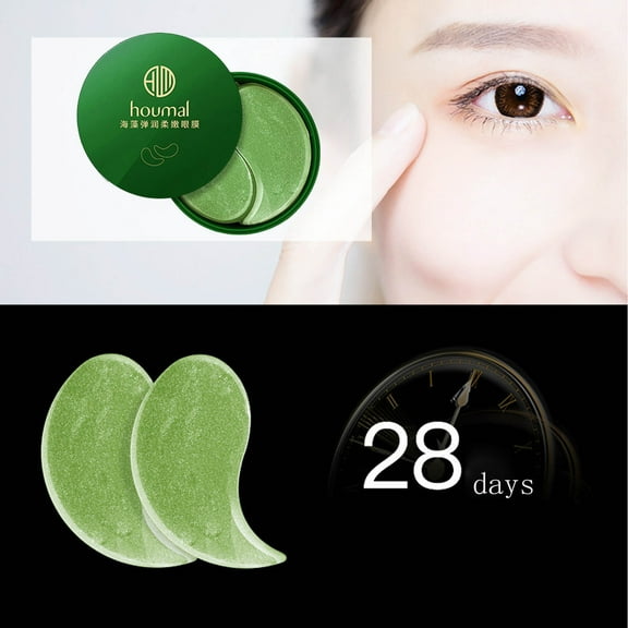 EARKITY Eye Masks, Collagen Eye Gel Pads, Under Eye Patches for Dark Circles and Puffiness, Hydrating Eye Mask Skincare, Reduce Wrinkles and Fine Lines Undereye (60Pcs/30Pairs)