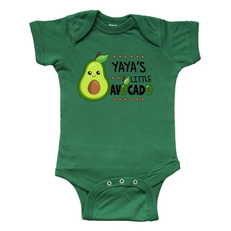 

Inktastic Yaya s Little Avocado with Cute Baby Avocado Gift Baby Boy or Baby Girl Bodysuit