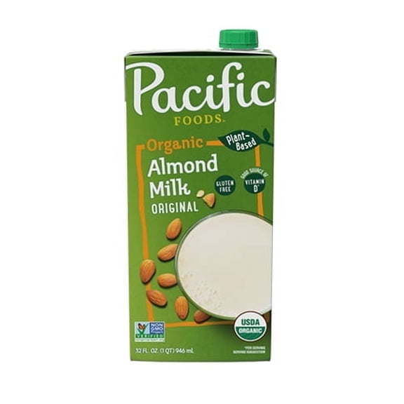 Pacific Foods Original Almond Milk 32 oz Pack of 4