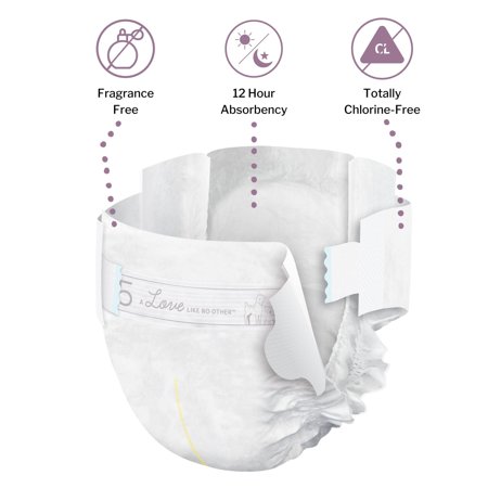 Bambo Nature Dream Baby Diapers - Disposable, Eco-Friendly - Size 5, 27-40 lbs, 25 Count, 1 Pack