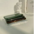 thumbnail image 4 of Case for iPhone 13 Pro 6.1 inch,Clear Soft Silicone Bumper Protective Retro Color Transparent Shockproof Phone Case - Brown, 4 of 8