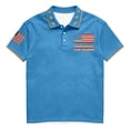 thumbnail image 5 of Dwelliawo We the People Shirt for Men 1776-2026 Casual Short Sleeve Patriotic Shirts American Flag Freedom Shirt Polo Top Blue XL, 5 of 6