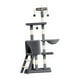 thumbnail image 4 of para gatos, postes rascadores, casa para gatos, muebles de juguete, rascador de madera para gatos, para gatos de interior, gatos Gris oscuro, 4 of 9