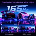 thumbnail image 4 of Deco Gear 49 Inch Ultrawide Monitor, 5120x1440 DQHD, 165Hz, 1ms MPRT, Curved PC Monitor for Gaming, 1500R VA, HDMI 2.1, USB-C 65W Dock, KVM, PIP PBP, 4 of 10