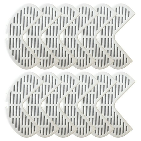 Pioneer Pet Replacement Filters for Ceramic and Stainless Steel Fountains, 12-Filters (Quality Improved!)