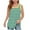 Mint Green2, variant on Lmnyox Girls Striped Tank Tops Casual Cute Sleeveless Square Neck Summer Tops 5-14 Years Girls Basic Shirt