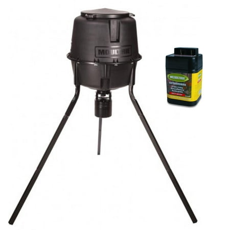 New Moultrie 30 Gallon Classic 360 Photocell Tripod Deer Feeder W