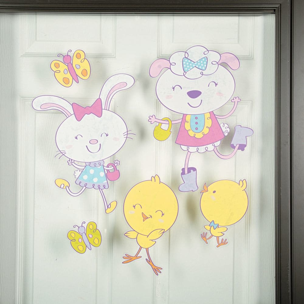 Easter Window Clings Party Decor 3 Pieces