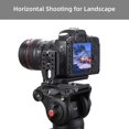 thumbnail image 4 of Cámara L Soporte Vertical Horizontal Switch Trípode Placa de liberación rápida Compatible con Canon Nikon Sony DJI Osmo Ronin Zhiyun Estabilizador Trípode Monopod JAMW Sencillez, 4 of 5