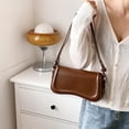 thumbnail image 5 of CAILDANL Shoulder Bag for Women Small Shoulder Purse with Adjustable Strap PU Leather Hobo Handbag Flap Clutch Purse, 5 of 6
