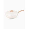 thumbnail image 1 of Sarten Wok Con Tapa Antiadherente Amercook K-white 30cm, 1 of 4
