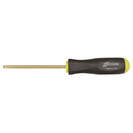UPC: 0037231386689 | Bondhus 38668 6mm x 5.4 Ball End Tip Hex Screwdriver with GoldGuard