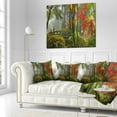 thumbnail image 3 of Designart Japanese Wooden Bridge in Fall - Photography Throw Pillow - 16x16, 3 of 5