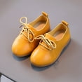 thumbnail image 2 of Otqutp Toddler Sneaker Summer Autumn Fashion Cute Girls Casual Shoes Solid Color Round Toe Lace Up Dress Shoes 1 to 11 Years, 2 of 5