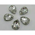 thumbnail image 6 of U8MO 20 Crystal Glass Teardrop Rhinestones Rose Montees Beads 13X18mm Colour Choice-Silver+ Mixed Colour Crystal, 6 of 9