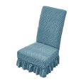thumbnail image 2 of up to 65% Off WIZUTIZ Removable And Washable Chair Cover Easy To Install And Clean Stretch Chair Cover Suitable For Home Kitchen Banquet Hotel Chair Cover Sky Blue, 2 of 5