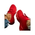 thumbnail image 1 of MAWCLOS Chaussures Athlétiques pour Femmes Espadrilles de Sport en Maille Chaussures de Course Antidérapantes Tige en Tricot Ballerines de Gym Rouges 9, 1 of 1