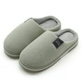 thumbnail image 4 of Winter Slides Thickened Non-skid Unisex Closed Back Sandals Slip on Slippers, 4 of 10