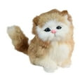 thumbnail image 1 of SgJHXb " Jouet de Simulation Réaliste Peluche avec Posant Réaliste Faux Mignon & Pattes Chat Assis Peluche pour Enfants & Adultes 8 Pouces Compagnon Câlin, 1 of 6