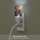 thumbnail image 5 of Fotbe Adorable Fluffy Bat Luz Nocturna LED, Luz de Noche con Sensor de Luz Natural de Anochecer a Amanecer, Se Enchufa a la Pared, Blanco Cálido 0.5W-US, 5 of 7