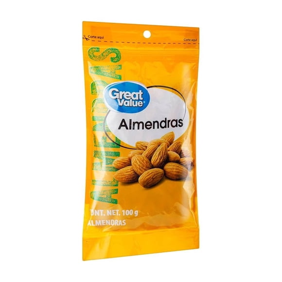 Almendras Great Value 100 g
