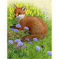 thumbnail image 1 of Carolines Treasures ASA2160GF Springtime Fox Flag Garden Size, 1 of 3