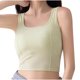 thumbnail image 2 of Top de nailon para mujer, sin mangas, con ventilación, color liso, con hilo interior moldeador, 2 of 6