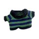 thumbnail image 3 of Ropa para muñecos de peluche de 20 cm, accesorios para animales de peluche, cómoda y elegante, para hacer tú mismo. Rayas verde oscuro, 3 of 7