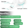 thumbnail image 2 of Double Sided Tape Heavy Duty Nano Double Sided Adhesive Tape Clear Mounting Tape Picture Hanging Adhesive Strips, 2 of 6