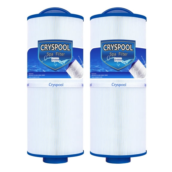 CRYSPOOL MPT-thread Spa Filter Compatible with 5ch-352, Marquis 35, Marquis Spa 20042, 20092, FC-0196, 35 sq.ft, 2 Pack