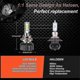 thumbnail image 3 of 1999-2010 Jeep Grand Cherokee LED Headlight Bulbs - 9005 HB3 High Beam & 9006 HB4 Low Beam - Pack of 4 - Shenkenuo, 3 of 5