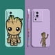 thumbnail image 5 of Case For VIVO IQOO 5 7 8 9 10 11 Pro 5G Z6 Z7 NEO3 5 5S 6 7 Colour Simple Liquid Silicone Case Cartoon Marvel Baby Groot, 5 of 5