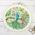 thumbnail image 2 of Stamped Flower 30x30cm Sewing Supplies Handmade Needlework Full, 2 of 7