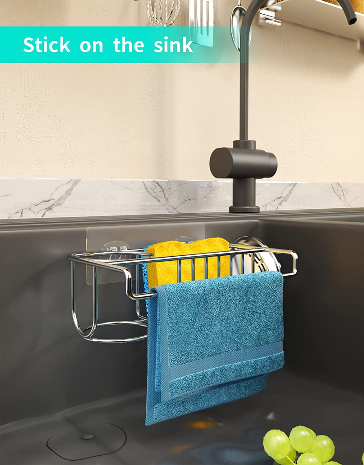 sink caddy sponge holder for kitchen
