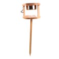 thumbnail image 3 of Minkissy 1Pc Outdoor Foldable Wine Table Portable Wood Serving Table in Khaki Color, 3 of 6