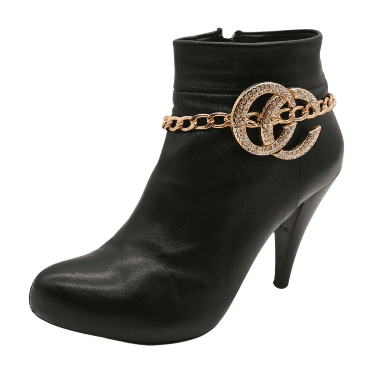 Women Gold Boot Chain Bracelet Shoe Anklet Bling Circle Charm Fashion Jewelry Add On z292