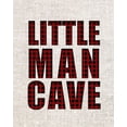 thumbnail image 2 of Allen, Kimberly 12x14 Black Ornate Wood Framed with Double Matting Museum Art Print Titled - Little Man Plaid 2, 2 of 4
