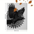 thumbnail image 3 of Raven Mandala Canvas Print, Mystic Boho Wall Art for Living Room Bedroom Home Office Study Hotel Entryway Decor, 3 of 8