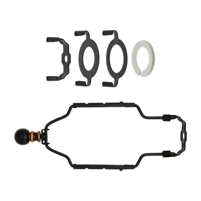 Kit de soporte de arpa de lámpara universal ajustable, accesorios para soporte de lámpara negro
