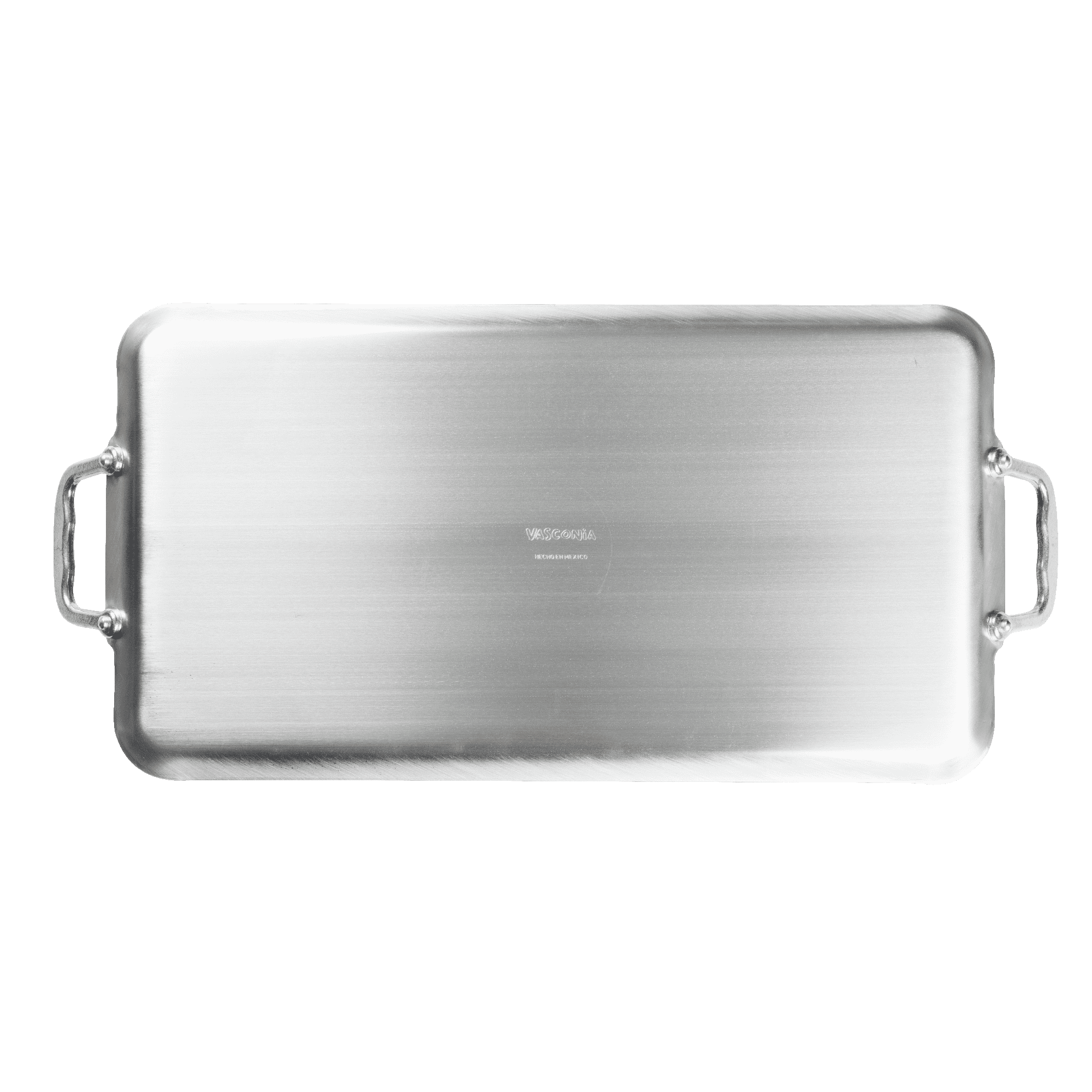 Vasconia 17x10 Inch Nonstick Aluminum Double Burner Griddle, Oven Safe 350°F, Dishwasher Safe