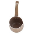 thumbnail image 2 of Milk Pan, Warmer Coffee Pot Food Grade Non Stick Single Handle Aluminum Alloy For Gravy Chocolate Tea Brown, 2 of 8