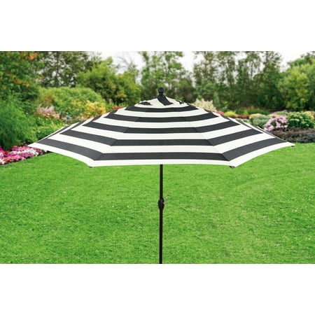 - Better Homes and Gardens 9ft. Aluminum Market Umbrella, Cabana Stripe