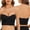 Black, variant on Product Classification Bra Women Low Back Strapless Longline Push-Up for Enhanced Support and