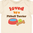 thumbnail image 4 of Inktastic Pitbull Terrier Loved by a (Dog Breed) Boys or Girls Baby Bodysuit, 4 of 5