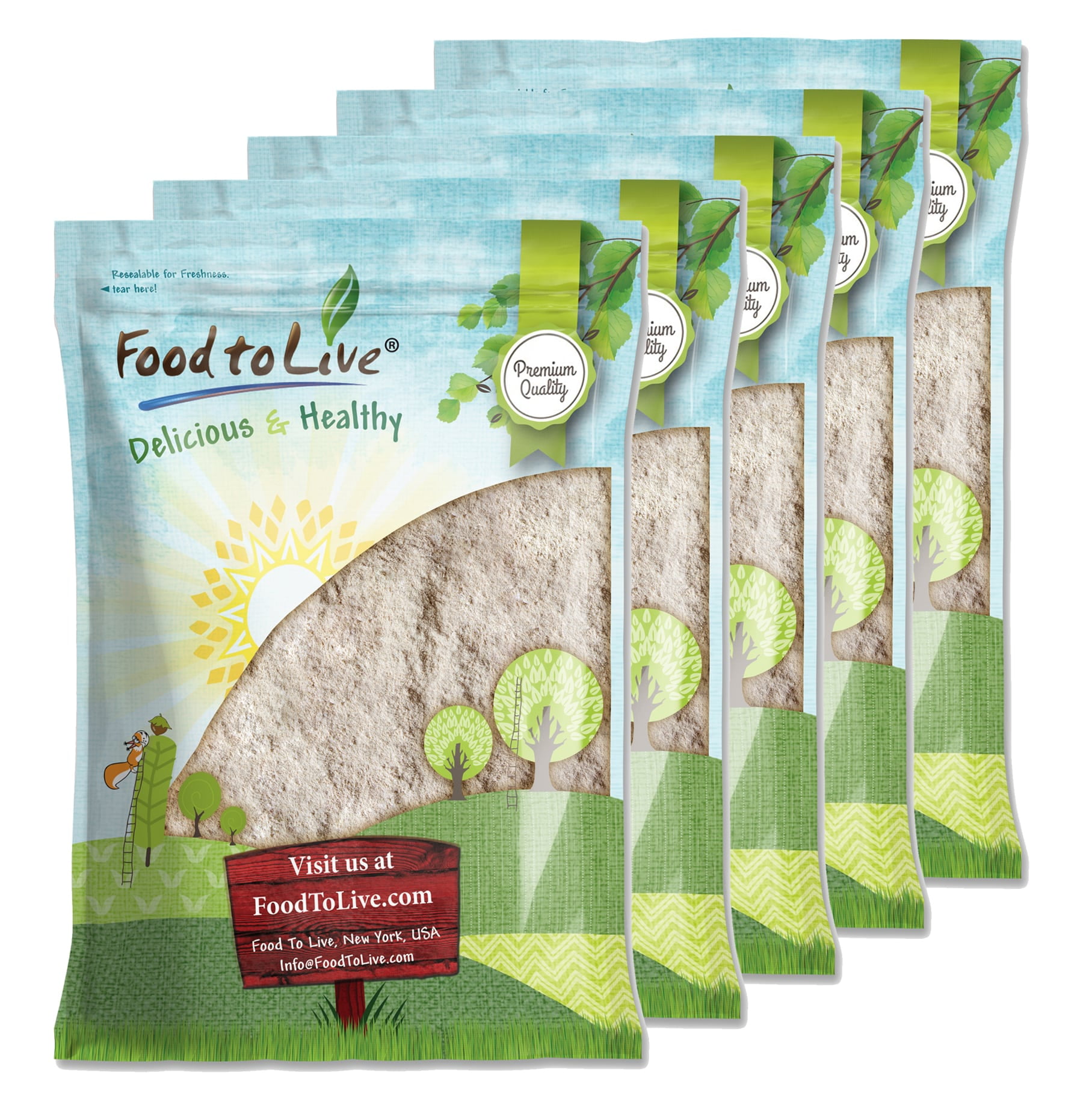 Barley Flour, 25 Pounds — Raw, Vegan, Kosher — by Food to Live