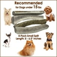 thumbnail image 5 of Deluxe Naturals 4-Pack Small Split Elk Antler Dog Chews, Naturally Shed A-Grade Elk Antler Treat for Toy and Small Dogs (Up to 15 lbs), 5 of 10