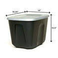 thumbnail image 5 of Homz 6610BKTS.10 10 Gallon Durable Molded Plastic Storage Bin with Secure Lid, 5 of 5