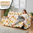 thumbnail image 4 of ZIATUBLES 8 Pieces Recliner Covers for 3 Cushion Reclining Sofa, Soft Stretch Recliner Couch Covers with Elastic Bottom Secure Fit Furniture Protector for Pets, Flower Leaf, 4 of 9